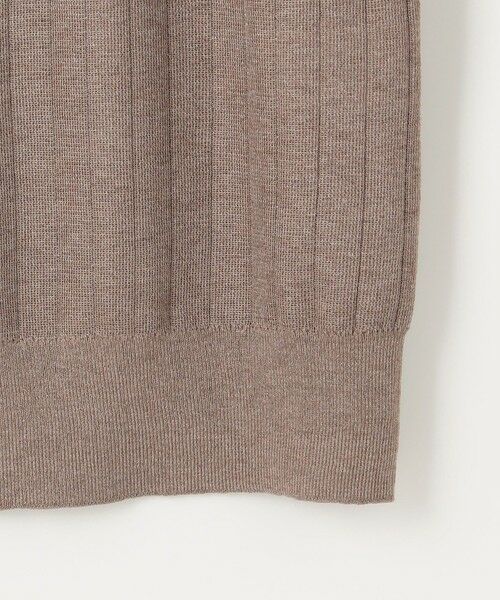 L size ONWARD(大きいサイズ) / エルサイズオンワード ニット・セーター | 【WEB限定カラーあり・洗える】Vis/Peスパーク ストライプ ニット | 詳細12