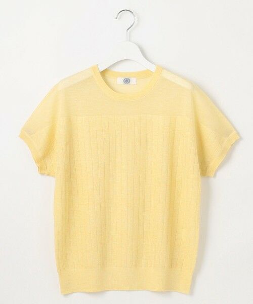 L size ONWARD(大きいサイズ) / エルサイズオンワード ニット・セーター | 【WEB限定カラーあり・洗える】Vis/Peスパーク ストライプ ニット | 詳細18