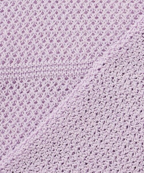 L size ONWARD(大きいサイズ) / エルサイズオンワード カーディガン・ボレロ | 【洗える】PATTERN MESH ドルマンスリーブ カーディガン | 詳細15