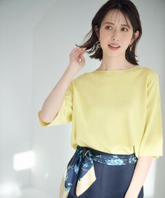 L size ONWARD(大きいサイズ) / エルサイズオンワード ニット・セーター | 【接触冷感・UVカット・洗える】ビューティクールボートネック プルオーバー