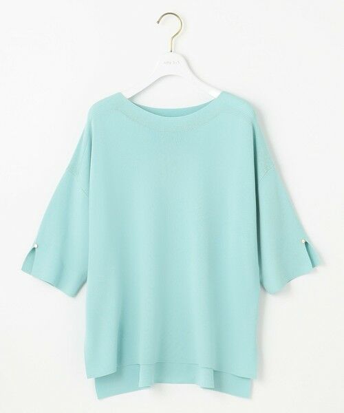 L size ONWARD(大きいサイズ) / エルサイズオンワード ニット・セーター | 【接触冷感・UVカット・洗える】ビューティクールボートネック プルオーバー | 詳細4