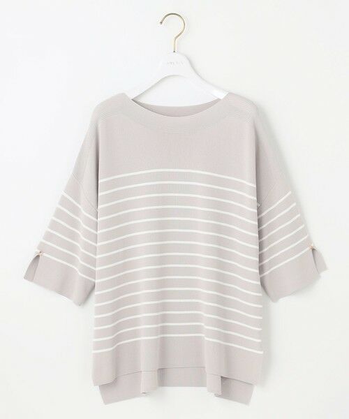 L size ONWARD(大きいサイズ) / エルサイズオンワード ニット・セーター | 【接触冷感・UVカット・洗える】ビューティクールボートネック プルオーバー | 詳細18