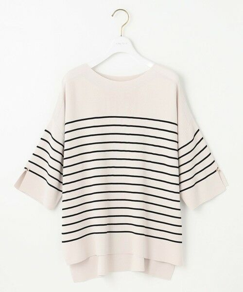 L size ONWARD(大きいサイズ) / エルサイズオンワード ニット・セーター | 【接触冷感・UVカット・洗える】ビューティクールボートネック プルオーバー | 詳細24