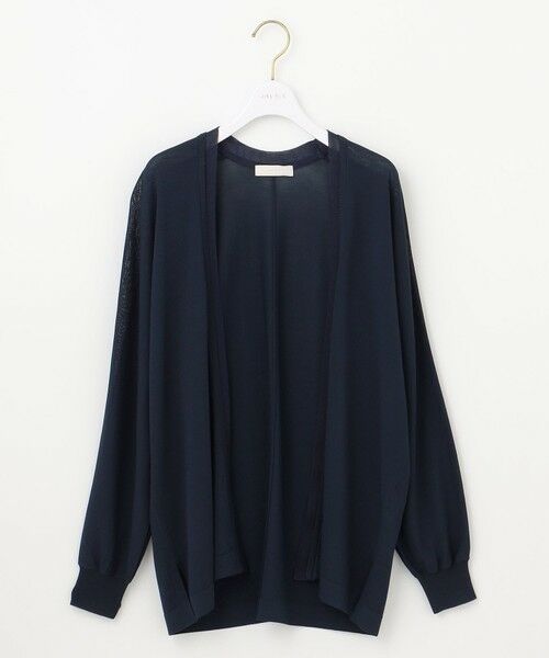 L size ONWARD(大きいサイズ) / エルサイズオンワード カーディガン・ボレロ | 【接触冷感・UVケア・洗える】着流し カーディガン | 詳細11