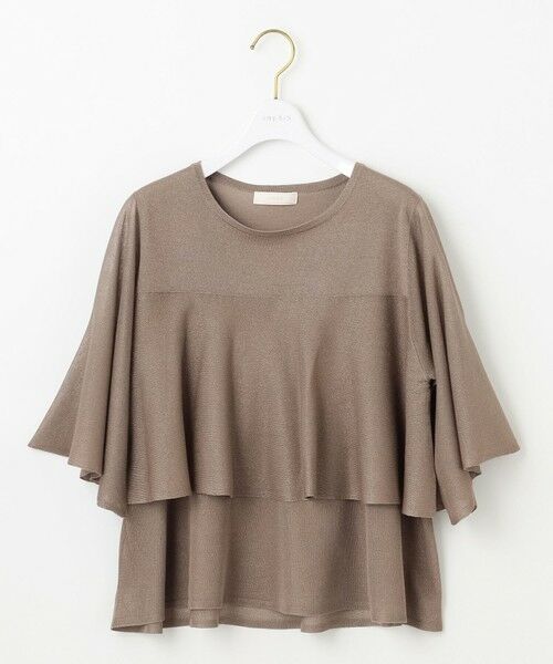 L size ONWARD(大きいサイズ) / エルサイズオンワード ニット・セーター | 【洗える】フリルシアー ニット | 詳細20