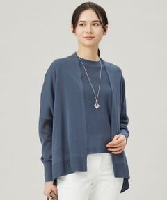 L size ONWARD(大きいサイズ) / エルサイズオンワード カーディガン・ボレロ | 【アンサンブル対応・洗える】ドライシアーファインゲージ カーディガン