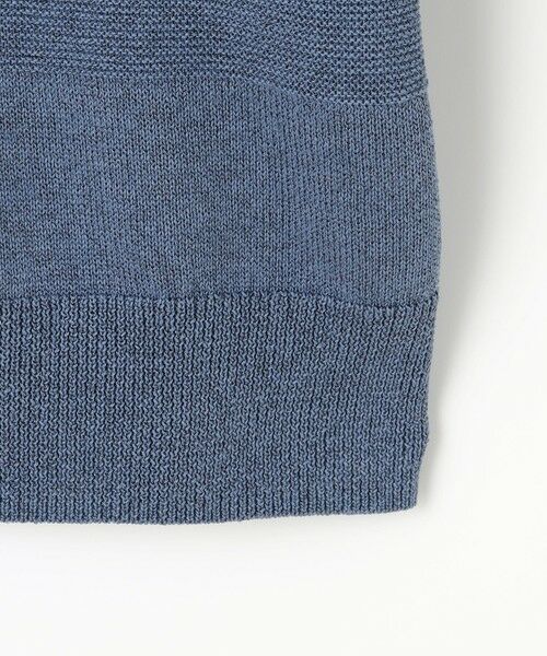 L size ONWARD(大きいサイズ) / エルサイズオンワード ニット・セーター | 【洗える】ペーパーブレンドスキッパーポロ ニット | 詳細7