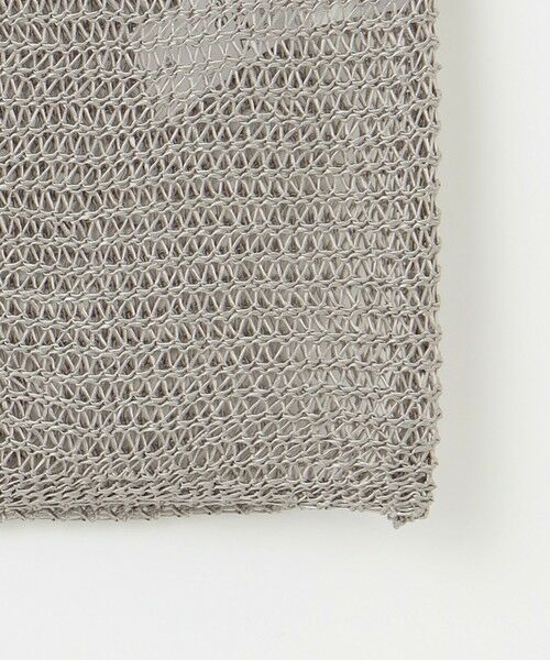 L size ONWARD(大きいサイズ) / エルサイズオンワード ベスト | クロッシェライクニット ジレ | 詳細8