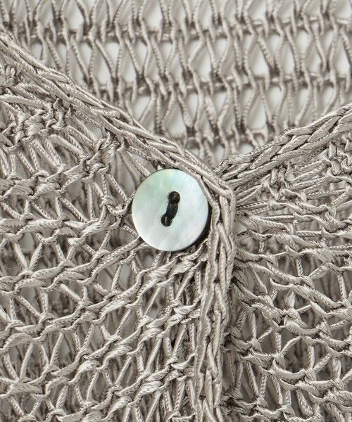 L size ONWARD(大きいサイズ) / エルサイズオンワード ベスト | クロッシェライクニット ジレ | 詳細9