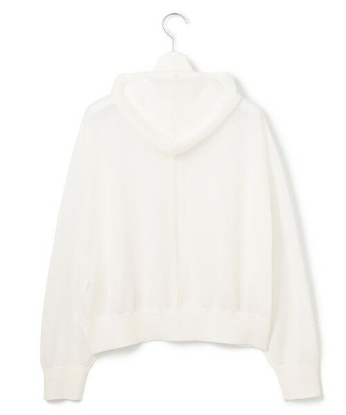 L size ONWARD(大きいサイズ) / エルサイズオンワード パーカー | 【洗える】シャイニーシアー ニット パーカー | 詳細5