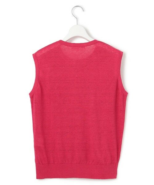 L size ONWARD(大きいサイズ) / エルサイズオンワード ニット・セーター | 【洗える】ピュアリネンハイゲージ ノースリーブ ニット | 詳細10