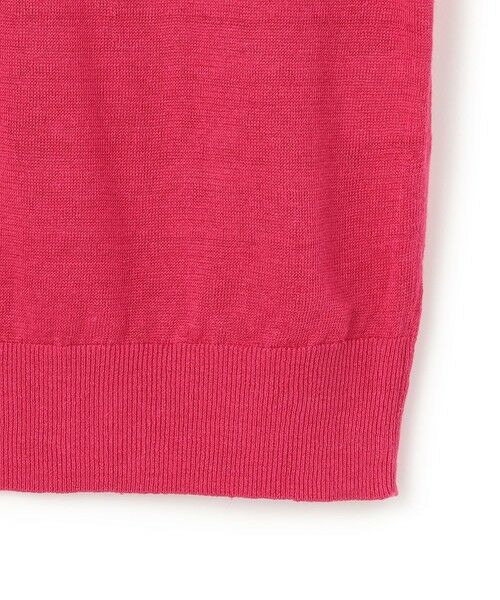 L size ONWARD(大きいサイズ) / エルサイズオンワード ニット・セーター | 【洗える】ピュアリネンハイゲージ ノースリーブ ニット | 詳細13