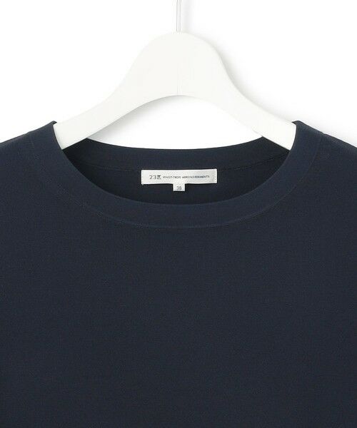 L size ONWARD(大きいサイズ) / エルサイズオンワード ニット・セーター | 【洗える】シアーチェッククロスコンビ ニット | 詳細9