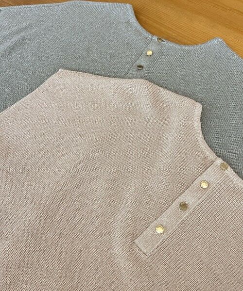 L size ONWARD(大きいサイズ) / エルサイズオンワード ニット・セーター | 【洗える】コットンアセテート オーバーサイズ ニット | 詳細13