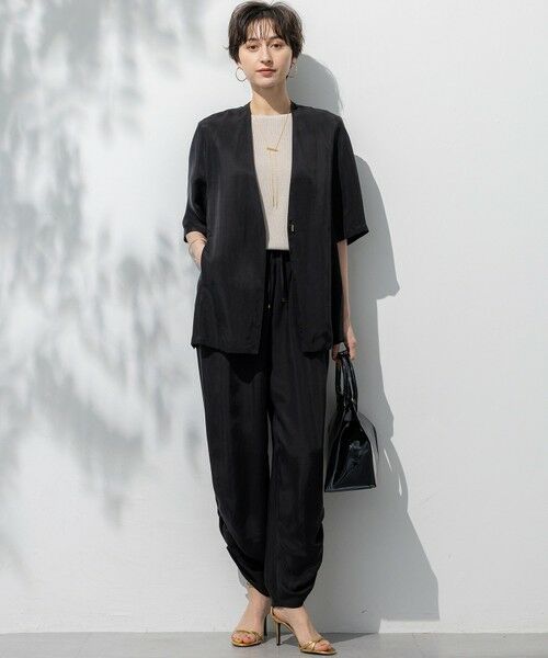 L size ONWARD(大きいサイズ) / エルサイズオンワード ニット・セーター | 【洗える】コットンアセテート オーバーサイズ ニット | 詳細12