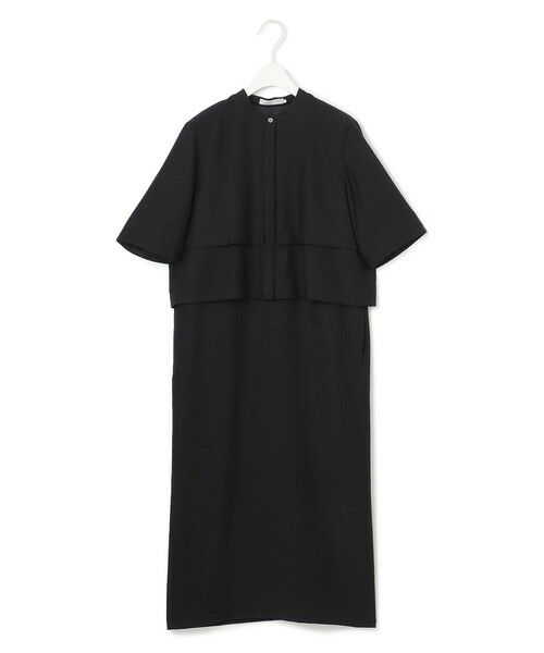 L size ONWARD(大きいサイズ) / エルサイズオンワード ロング・マキシ丈ワンピース | 【接触冷感・洗える】 ワッシャーツイル ワンピース | 詳細2