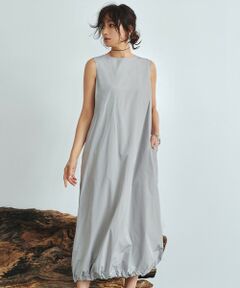 L size ONWARD(大きいサイズ) / エルサイズオンワード ロング・マキシ丈ワンピース | 【洗える】 ハイマルチメモリータフタ ワンピース