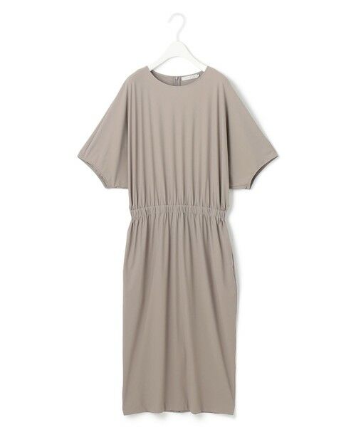 L size ONWARD(大きいサイズ) / エルサイズオンワード ロング・マキシ丈ワンピース | 【UVカット・接触冷感・速乾】マットスキューバ  ワンピース | 詳細4