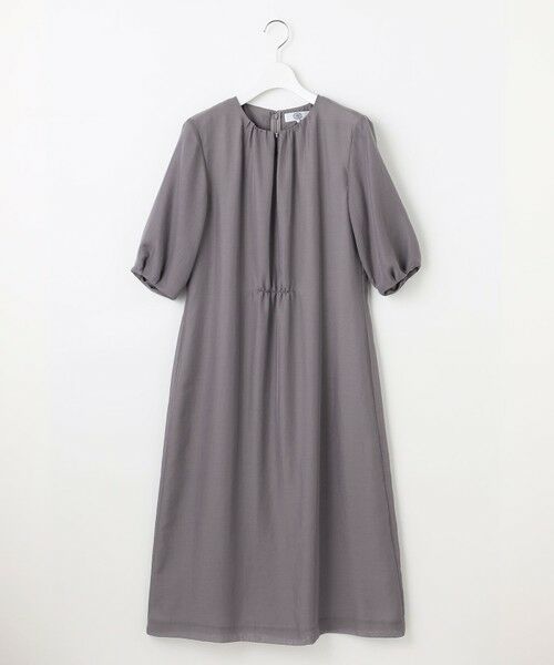 L size ONWARD(大きいサイズ) / エルサイズオンワード ロング・マキシ丈ワンピース | 【洗える】ブライトスパンボイル ワンピース | 詳細2