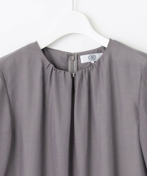 L size ONWARD(大きいサイズ) / エルサイズオンワード ロング・マキシ丈ワンピース | 【洗える】ブライトスパンボイル ワンピース | 詳細3