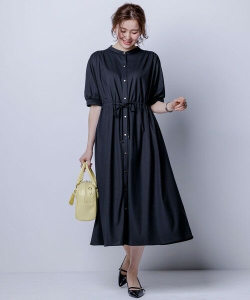 L size ONWARD(大きいサイズ) / エルサイズオンワード ロング・マキシ丈ワンピース | 【洗える】カナパジャージー ワンピース | 詳細1