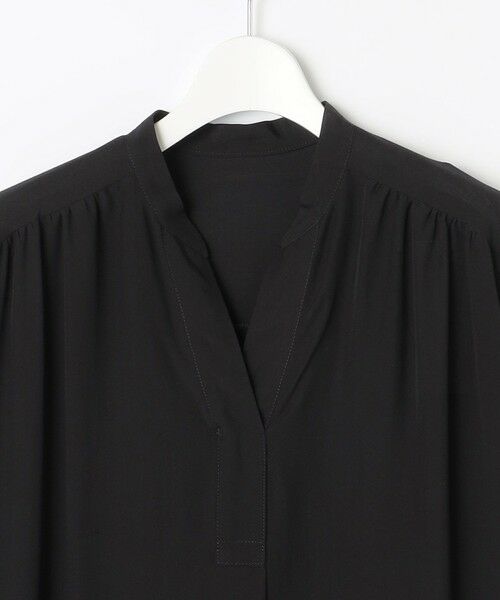 L size ONWARD(大きいサイズ) / エルサイズオンワード ミニ丈・ひざ丈ワンピース | 【接触冷感・UVケア・抗菌防臭・洗える】リヨセルポプリンシャツ ワンピース | 詳細9