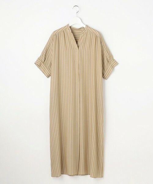 L size ONWARD(大きいサイズ) / エルサイズオンワード ミニ丈・ひざ丈ワンピース | 【定番人気・新色追加・1枚でサマになる】リヨセルポプリンシャツ ワンピース | 詳細18