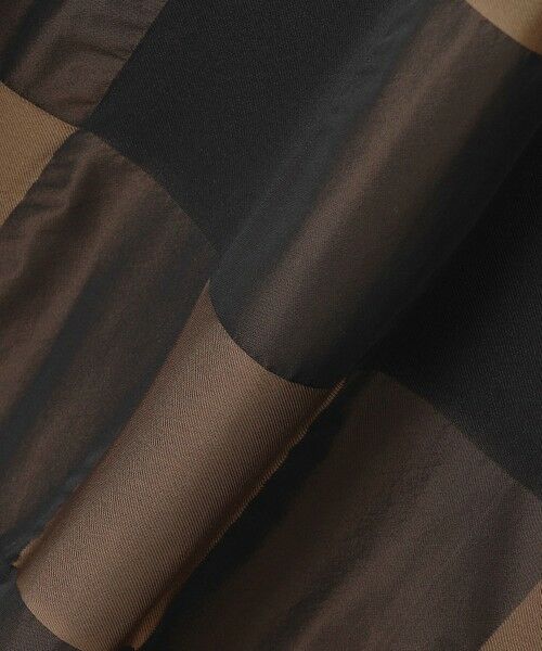 L size ONWARD(大きいサイズ) / エルサイズオンワード ロング・マキシ丈ワンピース | 【洗える】ブロンズチェックジャガード ワンピース | 詳細7