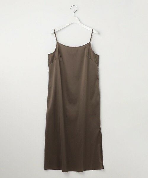 L size ONWARD(大きいサイズ) / エルサイズオンワード ロング・マキシ丈ワンピース | 【洗える】ブロンズチェックジャガード ワンピース | 詳細8