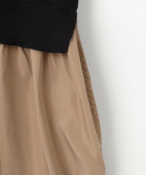 L size ONWARD(大きいサイズ) / エルサイズオンワード ロング・マキシ丈ワンピース | 【洗える】タフタコンビ ワンピース | 詳細11