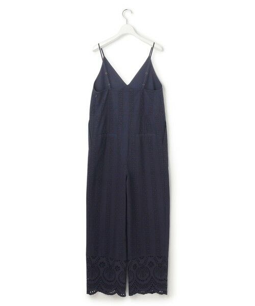 L size ONWARD(大きいサイズ) / エルサイズオンワード サロペット・オールインワン | 【洗える】コットンエンブロイダリー オールインワン | 詳細10