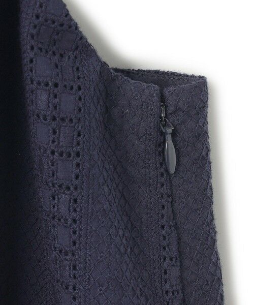 L size ONWARD(大きいサイズ) / エルサイズオンワード サロペット・オールインワン | 【洗える】コットンエンブロイダリー オールインワン | 詳細15