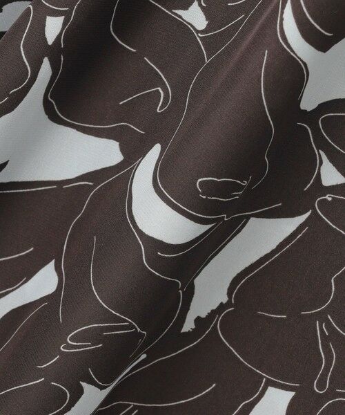 L size ONWARD(大きいサイズ) / エルサイズオンワード ロング・マキシ丈ワンピース | 【洗える】Ratti フラワーアートプリント ワンピース | 詳細17