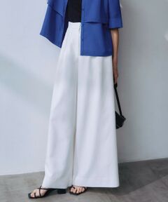 L size ONWARD(大きいサイズ) / エルサイズオンワード その他パンツ | 【一部カラーのみ接触冷感・洗える】UnleashLite タックパンツ