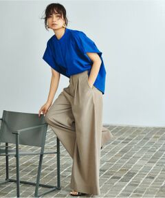 イシカワラボ　MAFRAIS マフレ　ハイウエストタックパンツ　ワイドパンツ イシカワラボ MAFRAIS マフレ ハイウエストタックパンツ ワイド