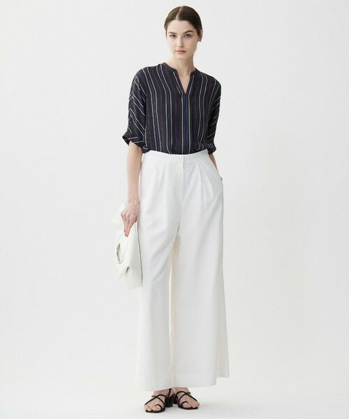 L size ONWARD(大きいサイズ) / エルサイズオンワード その他パンツ | 【一部カラーのみ接触冷感・洗える】UnleashLite タックパンツ | 詳細8