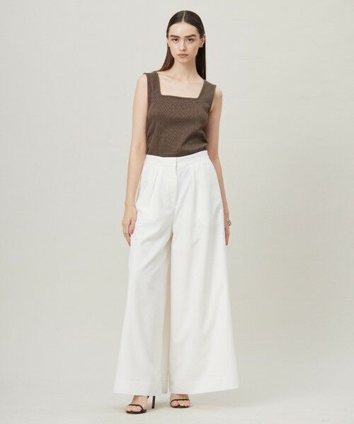 L size ONWARD(大きいサイズ) / エルサイズオンワード その他パンツ | 【一部カラーのみ接触冷感・洗える】UnleashLite タックパンツ | 詳細11