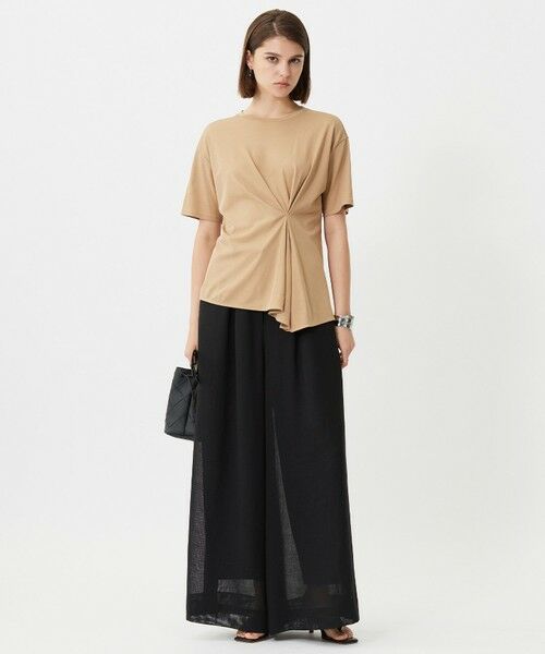 L size ONWARD(大きいサイズ) / エルサイズオンワード その他パンツ | 【一部カラーのみ接触冷感・洗える】UnleashLite タックパンツ | 詳細23