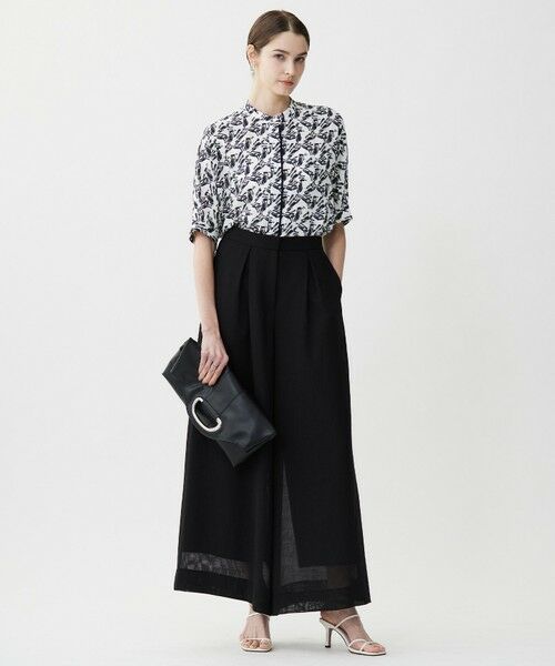 L size ONWARD(大きいサイズ) / エルサイズオンワード その他パンツ | 【一部カラーのみ接触冷感・洗える】UnleashLite タックパンツ | 詳細24