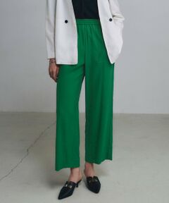 L size ONWARD(大きいサイズ) / エルサイズオンワード その他パンツ | 【人気のため新色追加・接触冷感・洗える】 ワッシャーツイル ワイドストレートパンツ