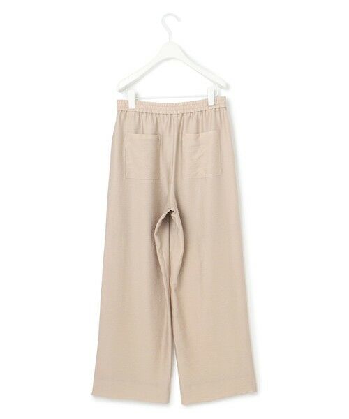 L size ONWARD(大きいサイズ) / エルサイズオンワード その他パンツ | 【人気のため新色追加・接触冷感・洗える】 ワッシャーツイル ワイドストレートパンツ | 詳細12