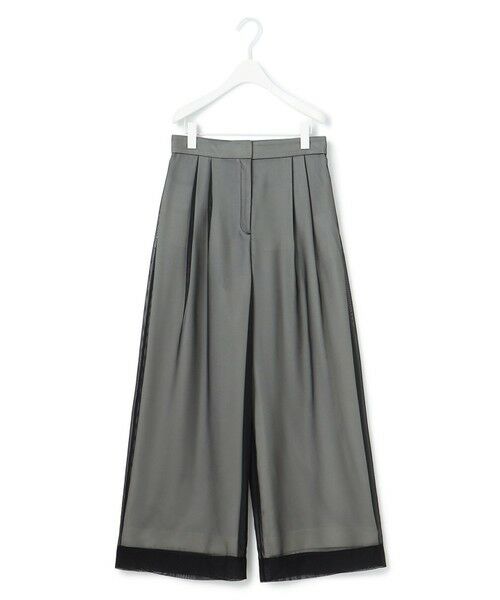 L size ONWARD(大きいサイズ) / エルサイズオンワード その他パンツ | 【洗える】 シアーレイヤードパンツ | 詳細14