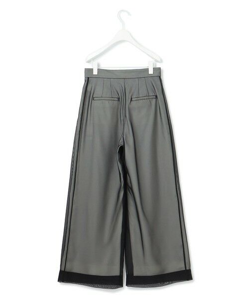 L size ONWARD(大きいサイズ) / エルサイズオンワード その他パンツ | 【洗える】 シアーレイヤードパンツ | 詳細15