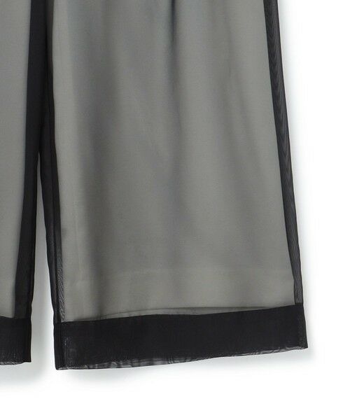 L size ONWARD(大きいサイズ) / エルサイズオンワード その他パンツ | 【洗える】 シアーレイヤードパンツ | 詳細18