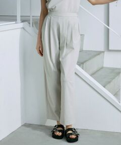 L size ONWARD(大きいサイズ) / エルサイズオンワード その他パンツ | 【接触冷感・UVカット・防シワ・洗える】 アトラストリコット テーパードパンツ