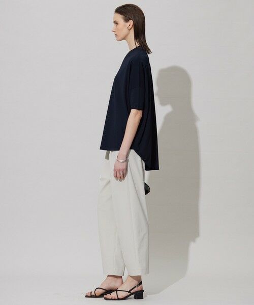 L size ONWARD(大きいサイズ) / エルサイズオンワード その他パンツ | 【接触冷感・UVカット・防シワ・洗える】 アトラストリコット テーパードパンツ | 詳細5