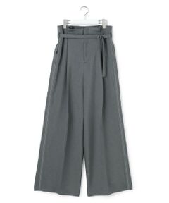 L size ONWARD(大きいサイズ) / エルサイズオンワード その他パンツ | 【WEB＆一部店舗限定】 SerikaWorsted ワイドパンツ