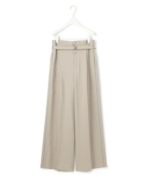 L size ONWARD(大きいサイズ) / エルサイズオンワード その他パンツ | 【WEB＆一部店舗限定】 SerikaWorsted ワイドパンツ | 詳細2