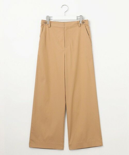 L size ONWARD(大きいサイズ) / エルサイズオンワード その他パンツ | 【洗える・接触冷感・吸水速乾】ドライリネンストレッチ ワイド パンツ | 詳細12