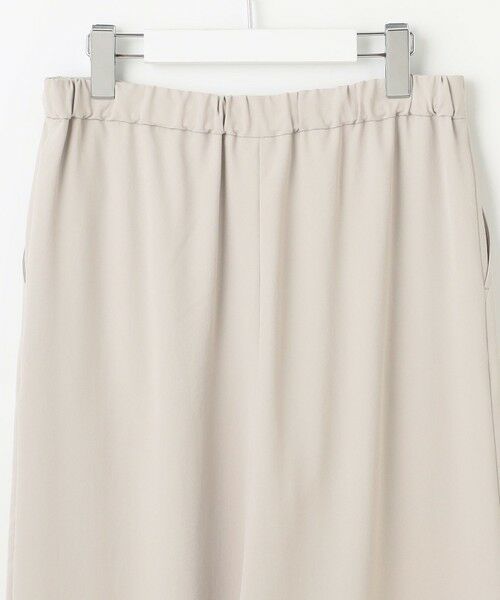 L size ONWARD(大きいサイズ) / エルサイズオンワード その他パンツ | 【洗える・接触冷感・吸水速乾】Lightジョーゼット ワイド パンツ | 詳細10